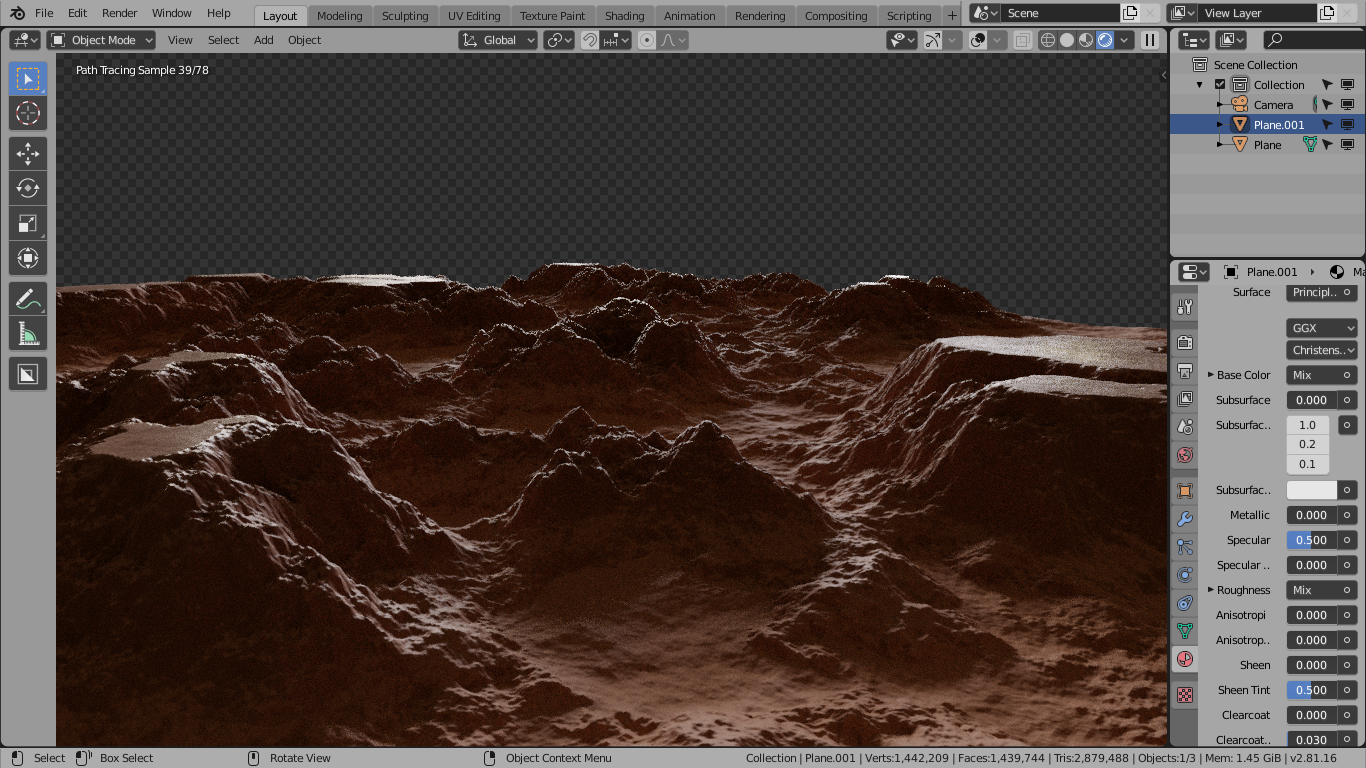 Fully Procedural Mountains preview image 1